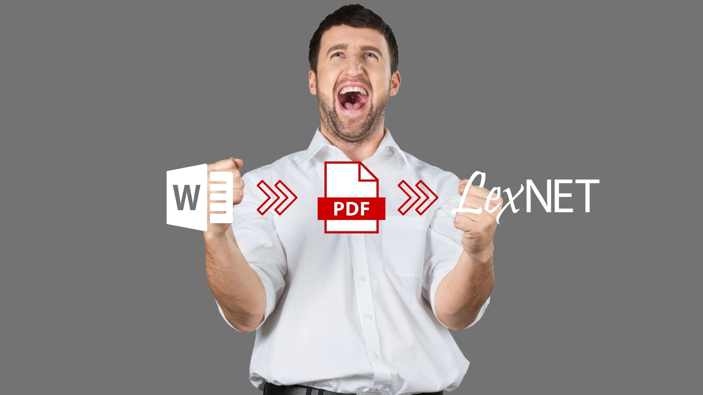 Convertir documentos de Word a PDF para presentarlos en LexNet
